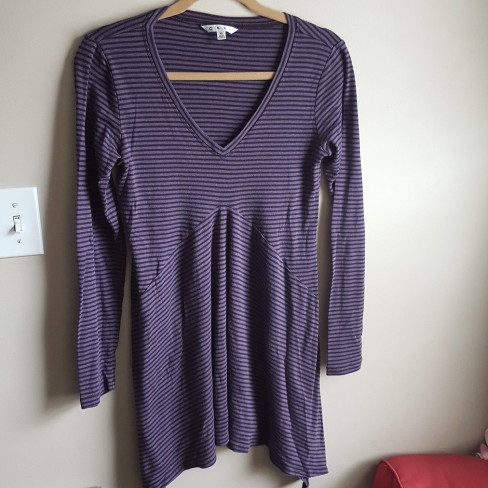 Long cotton knit Cabi shirt
